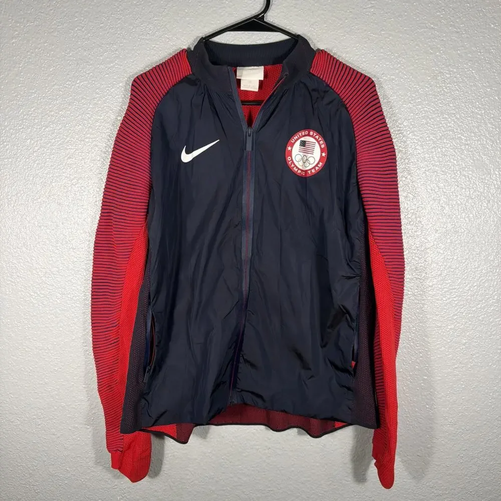 NikeLab Team USA Olympic Womens Basketball Italy Made Tech Jacket XL 810562-451